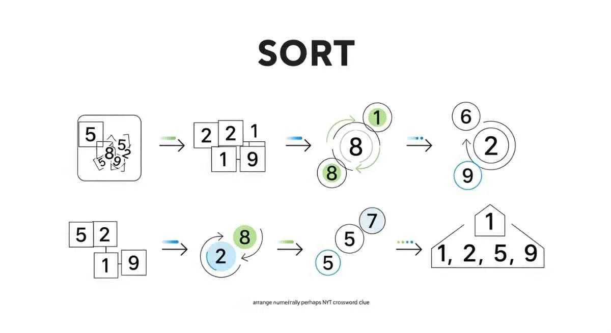 Arrange Numerically Perhaps NYT Crossword Clue – Answer Explained 22 arrange numerically perhaps nyt crossword clue