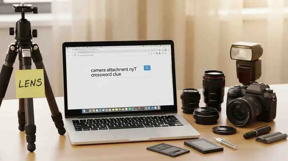 camera attachment nyt crossword clue