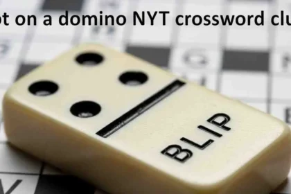 dot on a domino nyt crossword clue