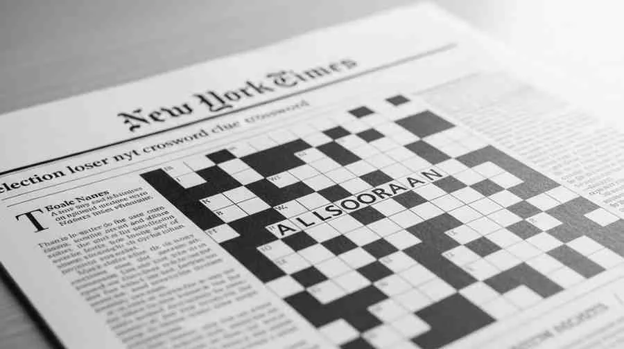 election loser nyt crossword clue crossword