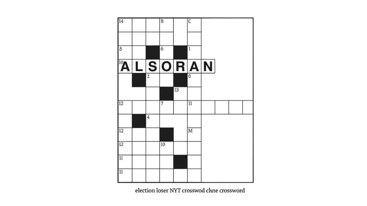 election loser nyt crossword clue crossword