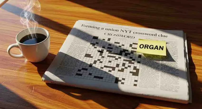 forming a union nyt crossword clue