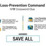 loss-prevention command nyt crossword clue