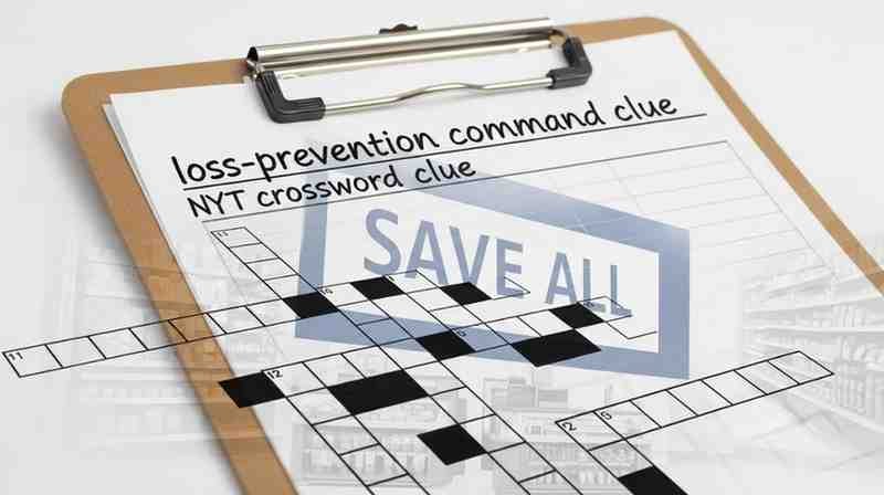 loss-prevention command nyt crossword clue