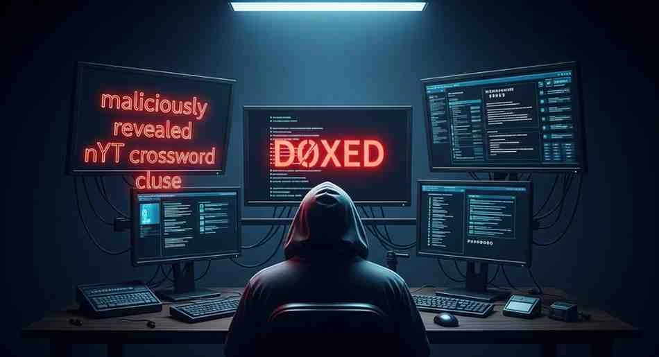 maliciously revealed nyt crossword clue