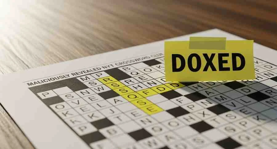 maliciously revealed nyt crossword clue