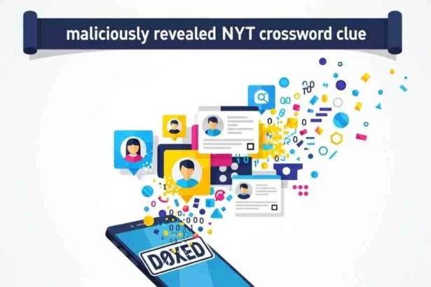 maliciously revealed nyt crossword clue