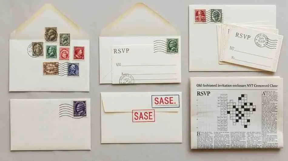 Old Fashioned Invitation Enclosure NYT Crossword Clue: Complete Answer Guide 18 old fashioned invitation enclosure nyt crossword clue