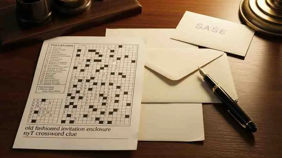 Old Fashioned Invitation Enclosure NYT Crossword Clue: Complete Answer Guide 19 old fashioned invitation enclosure nyt crossword clue