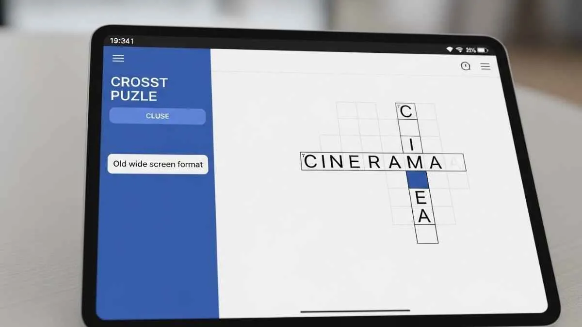 old wide screen format nyt crossword clue
