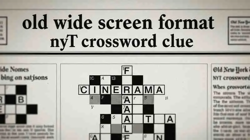 old wide screen format nyt crossword clue