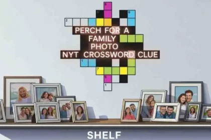 perch for a family photo nyt crossword clue