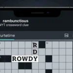 rambunctious nyt crossword clue