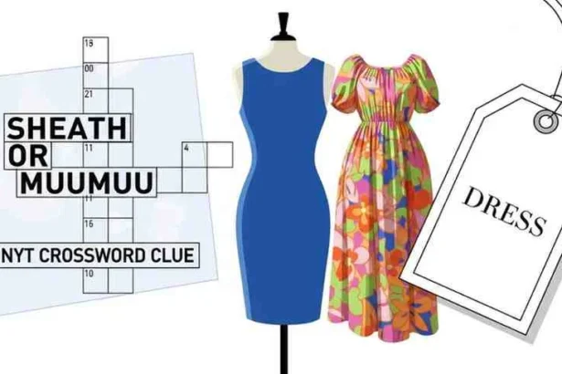 sheath or muumuu nyt crossword clue