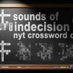 sounds of indecision nyt crossword clue