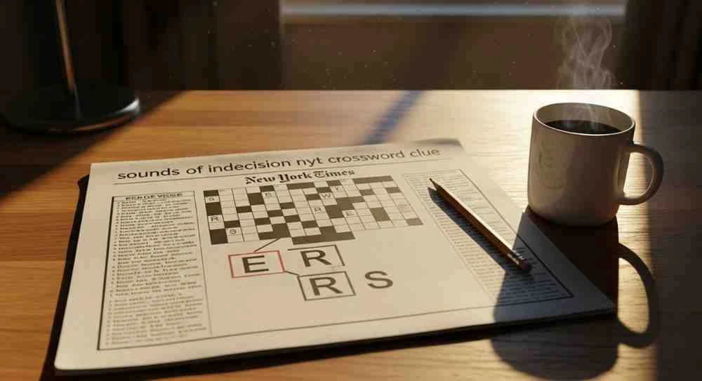 Sounds of Indecision NYT Crossword Clue: Complete Answer Guide 18 sounds of indecision nyt crossword clue