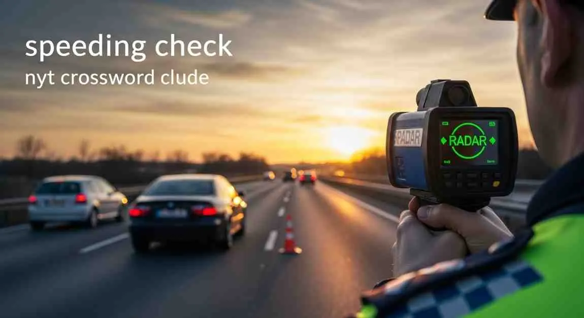 Speeding Check NYT Crossword Clue – Answer, Meaning & Expert Explanation 19 speeding check nyt crossword clue