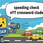 speeding check nyt crossword clue
