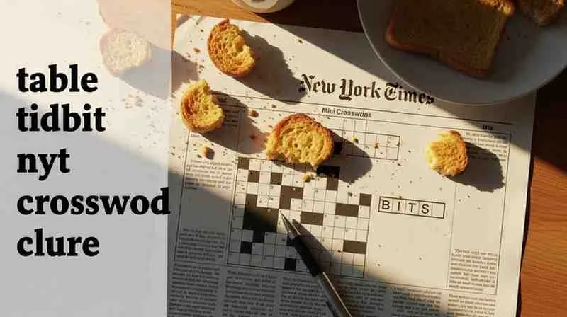 table tidbit nyt crossword clue