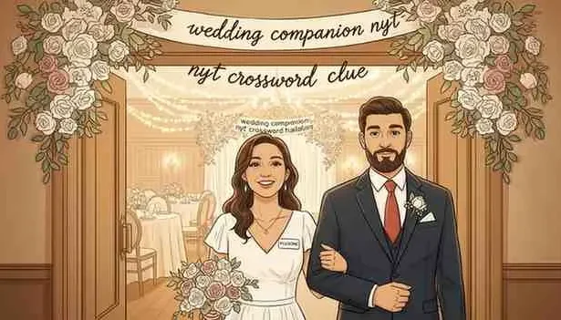 wedding companion nyt crossword clue
