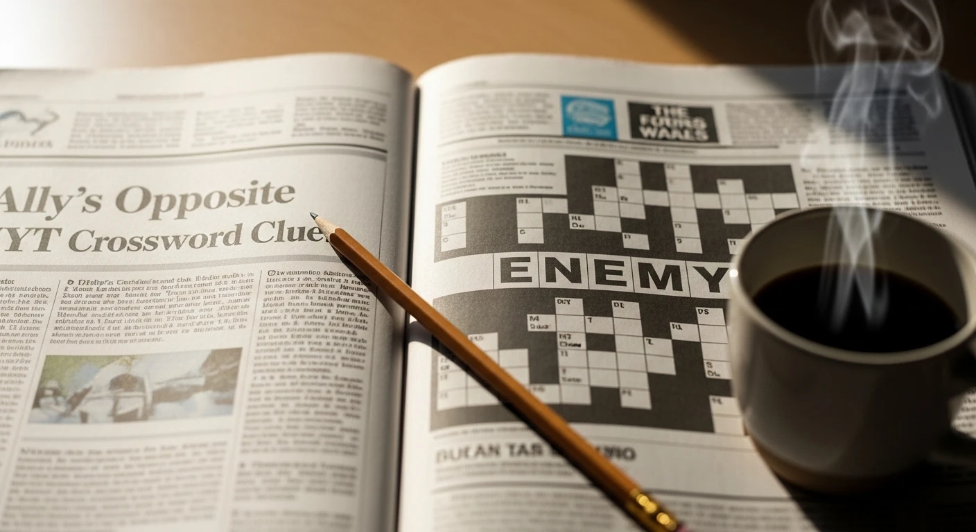 Ally's Opposite NYT Crossword Clue – Complete Answers & Solver Guide 21 ally's opposite nyt crossword clue