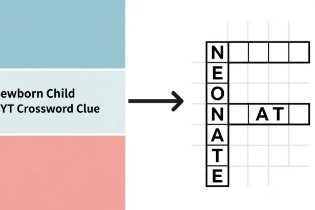 newborn child nyt crossword clue