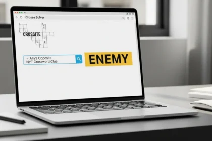 ally's opposite nyt crossword clue