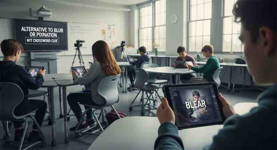 alternative to blur or pixelation nyt crossword clue