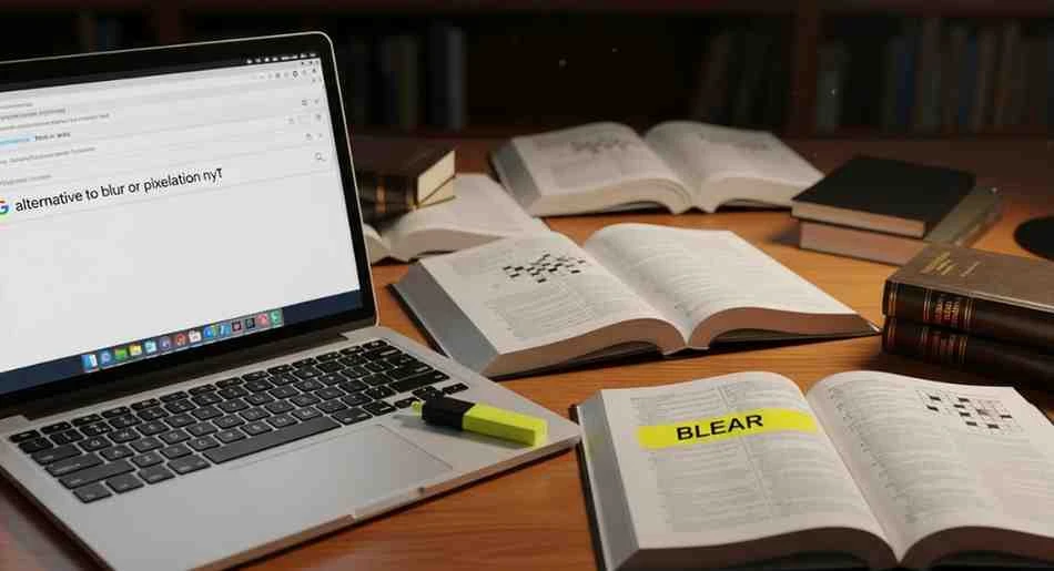 alternative to blur or pixelation nyt crossword clue