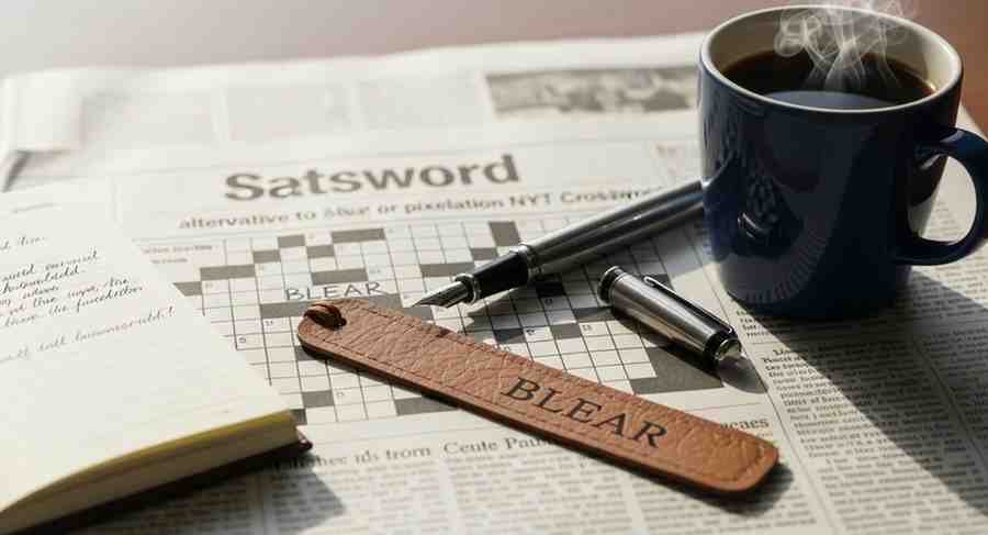 alternative to blur or pixelation nyt crossword clue