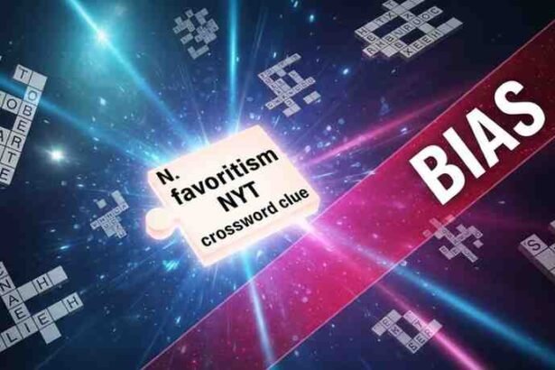 favoritism nyt crossword clue