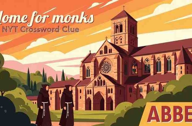 home for monks nyt crossword clue