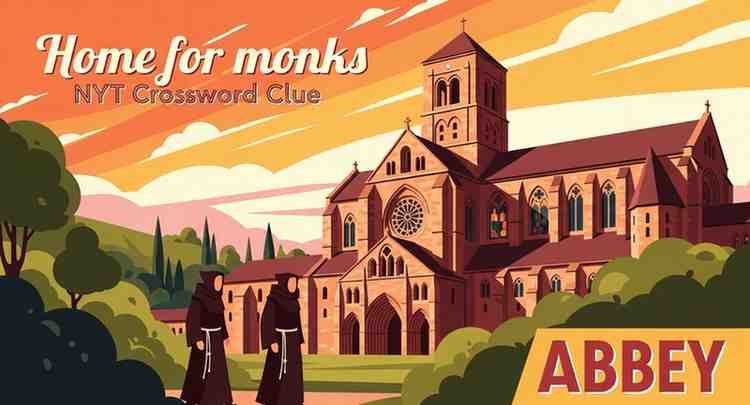 home for monks nyt crossword clue