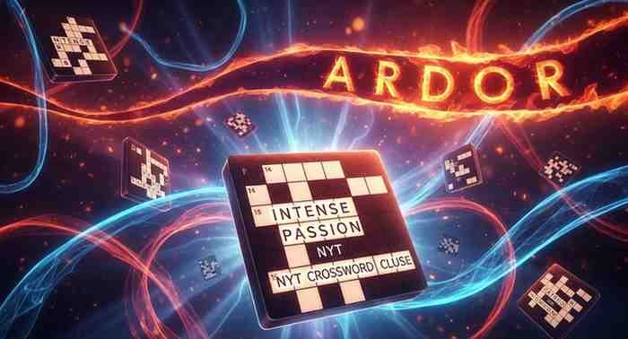 intense passion nyt crossword clue