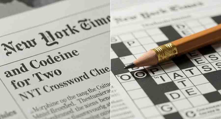 Morphine and Codeine for Two NYT Crossword Clue – Answer Explained & Complete Solver Guide 21 morphine ad codeine for two nyt crossword clue