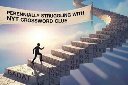 perennially struggling with nyt crossword clue