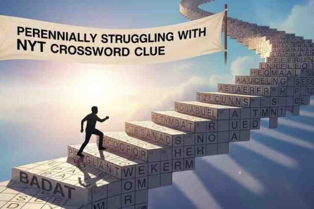 perennially struggling with nyt crossword clue