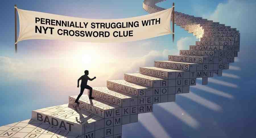 perennially struggling with nyt crossword clue