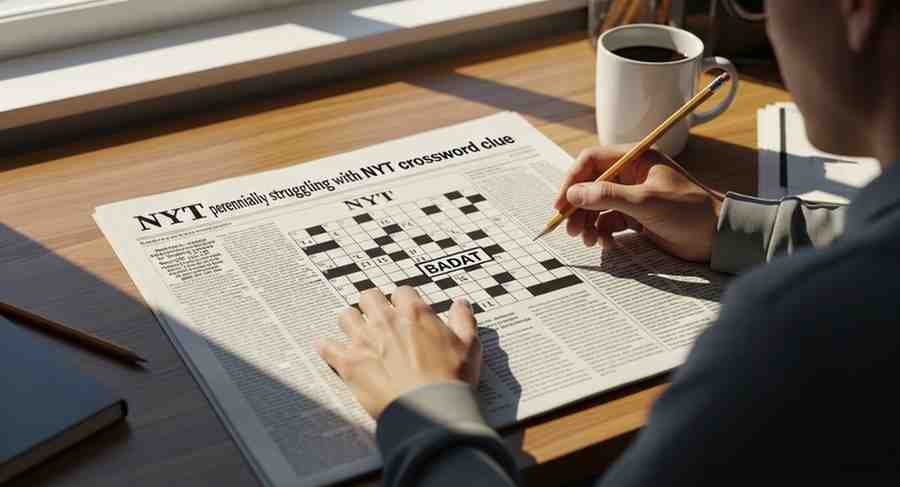 perennially struggling with nyt crossword clue