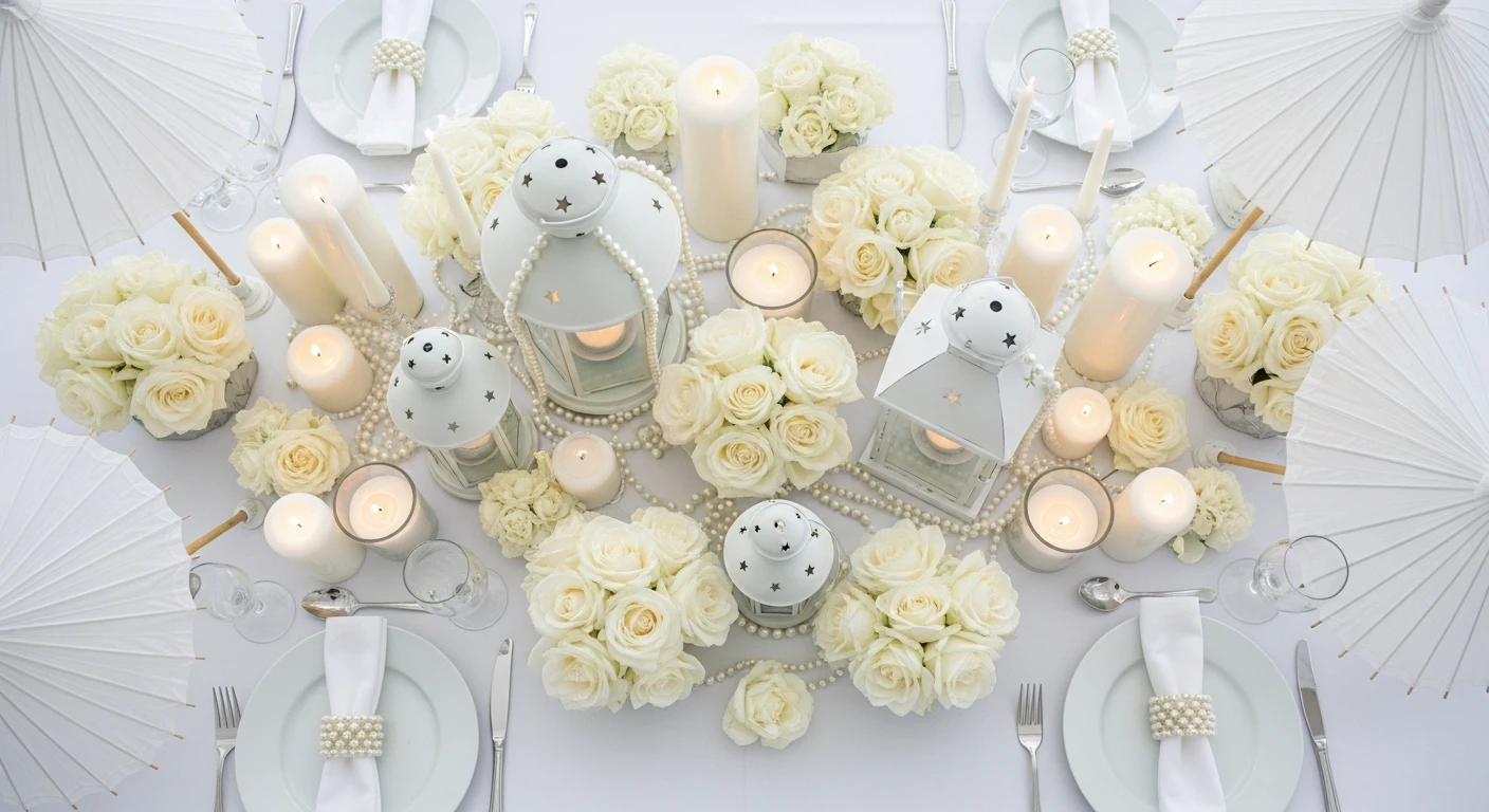 Diner en Blanc Table Ideas: The Ultimate Guide to an Elegant All-White Setup 19 diner en blanc table ideas