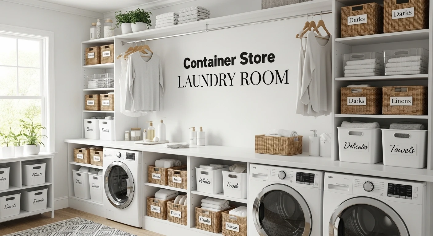 Container Store Laundry Room: The Ultimate Guide to a Perfectly Organized Space 21 container store laundry room
