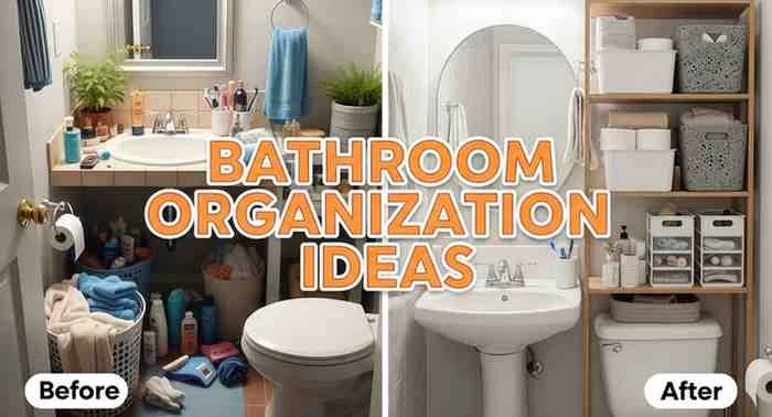 bathroom organization ideas
