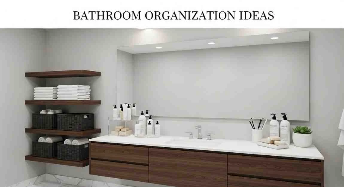 bathroom organization ideas