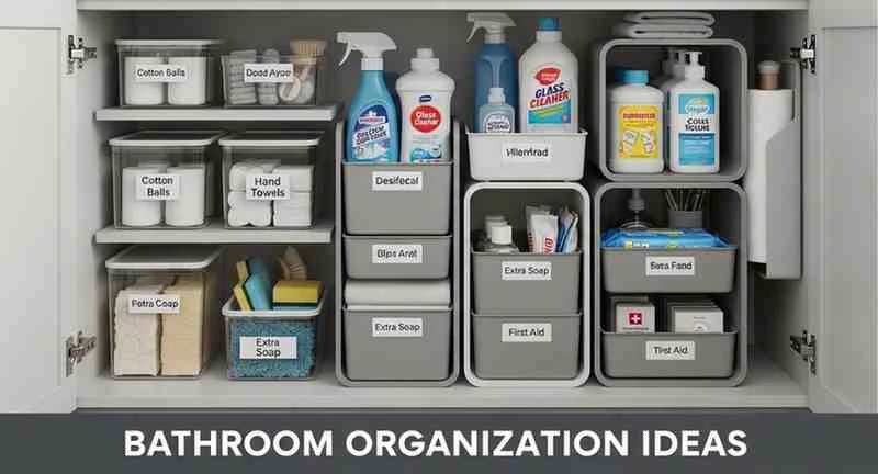 bathroom organization ideas