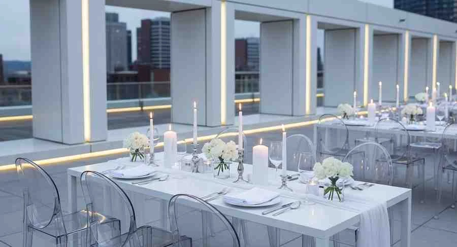Diner en Blanc Table Decor: The Ultimate Guide to an Elegant All-White Tablescape 23 diner en blanc table decor
