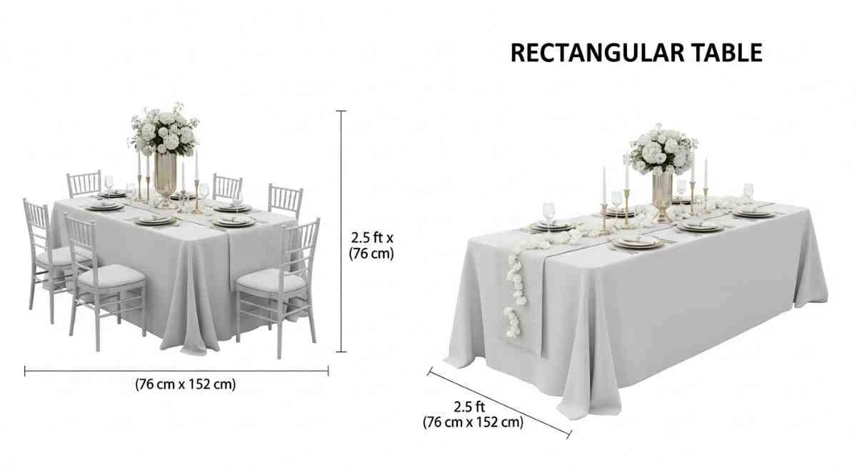 diner en blanc table size
