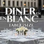 diner en blanc table size