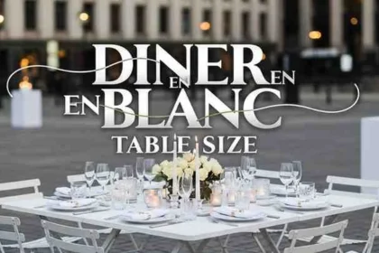 diner en blanc table size