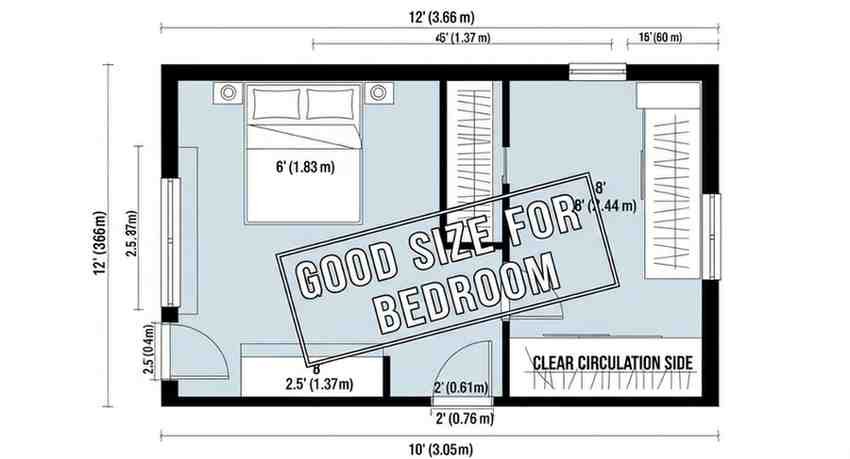 good size for bedroom