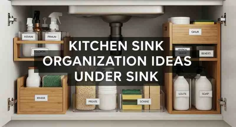 kitchen sink organization ideas under sink